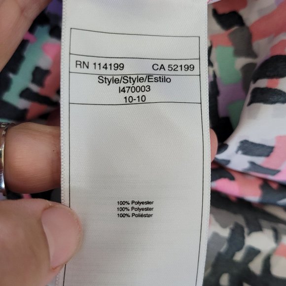 Roxy Halter Mini Cover Up Dress Surplice Sweetheart Neckline Pink Boucle Plaid S - Picture 7 of 8